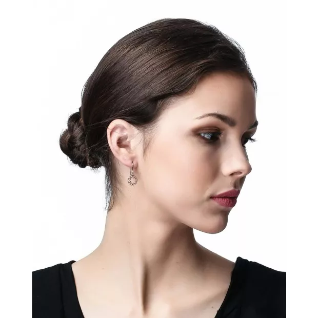 Orphelia Jasmine Silver Drop Earrings ZO-7076