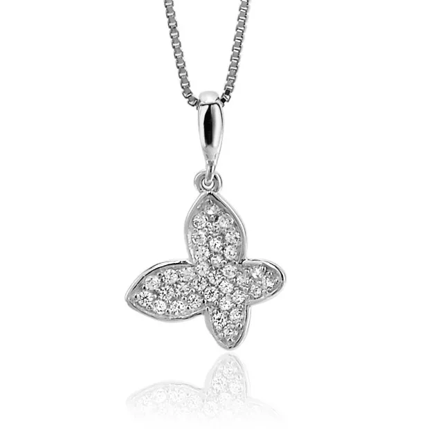 orphelia Jolie Silver Chain With Pendant ZH-7044