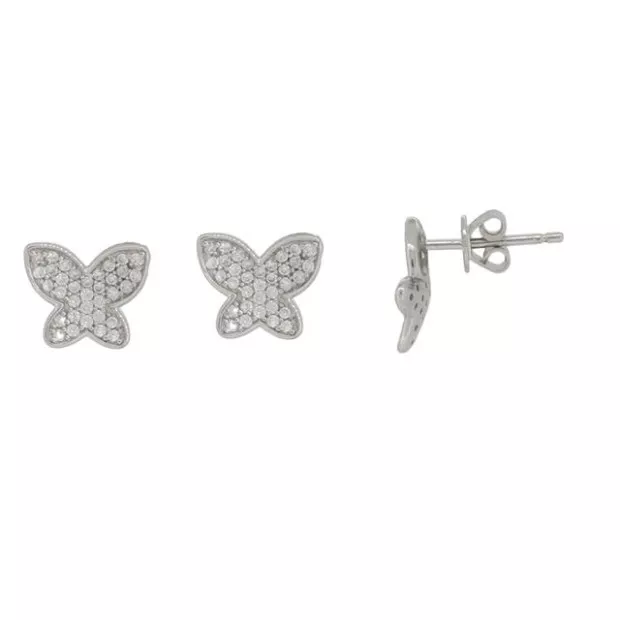 Orphelia Jolie Silver Stud Earrings ZO-7044