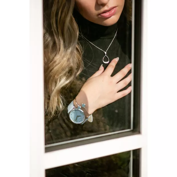 Orphelia Jolina Silver Chain With Pendant ZK-7490