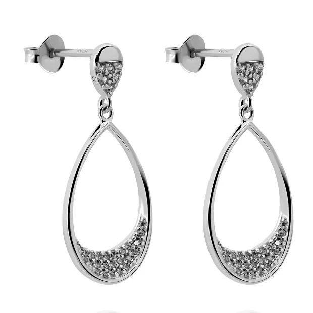 Orphelia Jolina Silver Drop Earrings ZO-7490