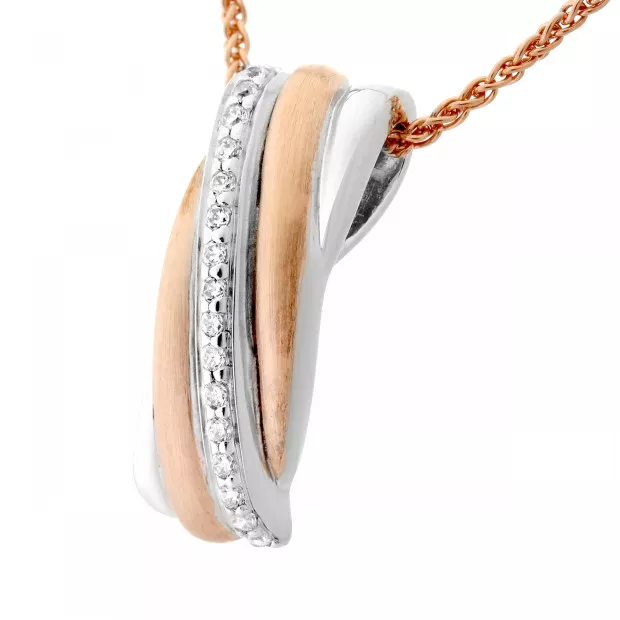 orphelia Joline Silver Chain With Pendant ZH-7118