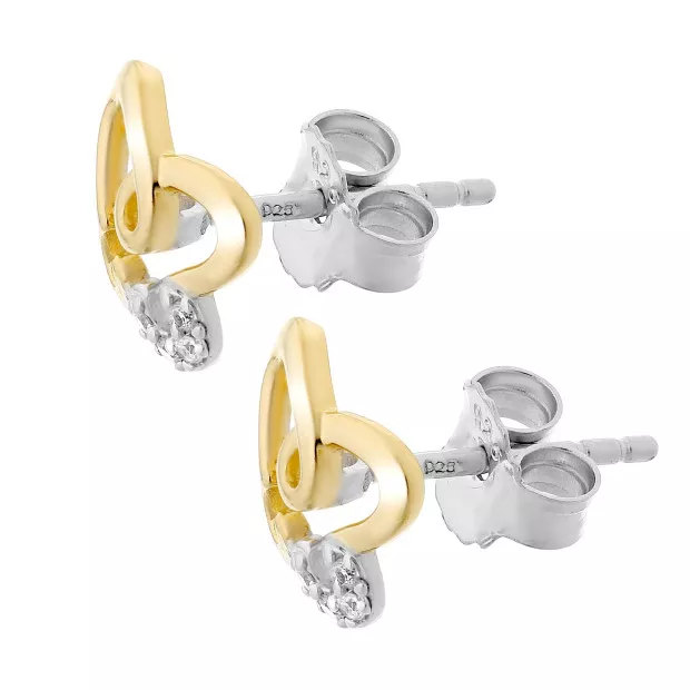 Orphelia Joya Silver Stud Earrings ZO-7088/1