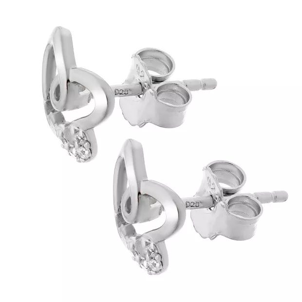 Orphelia Joya Silver Stud Earrings ZO-7088