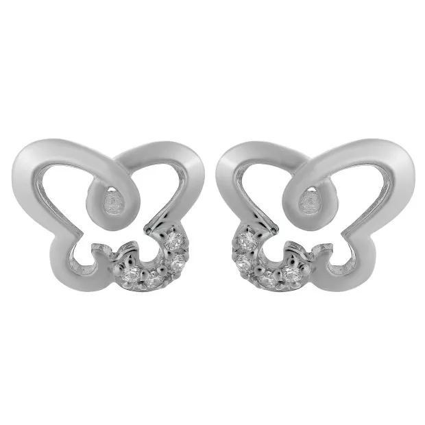 orphelia Joya Silver Stud Earrings ZO-7088
