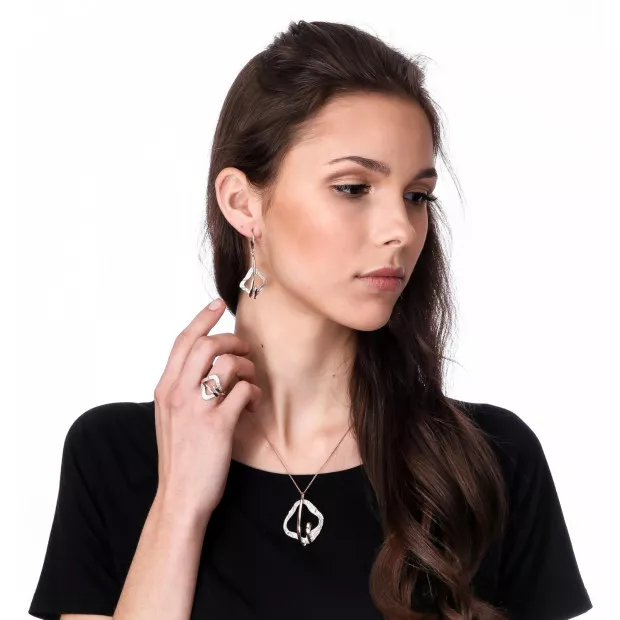 Orphelia Lamara Silver Chain With Pendant ZH-7207