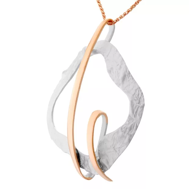 orphelia Lamara Silver Chain With Pendant ZH-7207