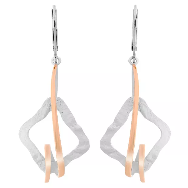 orphelia Lamara Silver Drop Earrings ZO-7207