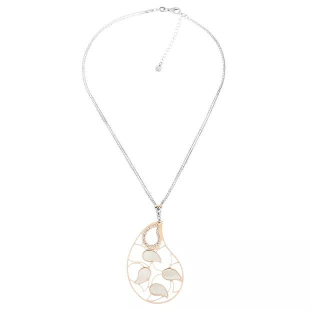 Orphelia Lana Silver Chain With Pendant ZK-7164