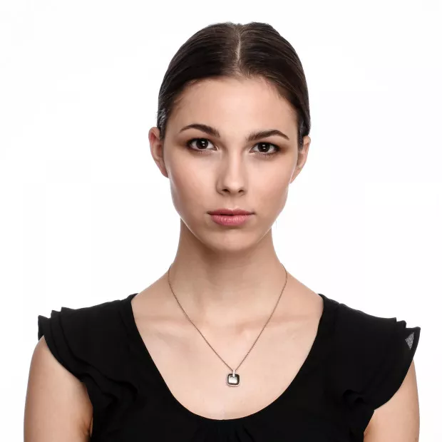 Orphelia Larina Silver Chain With Pendant ZH-7227