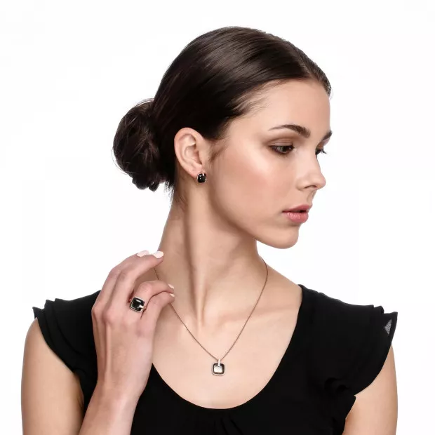Orphelia Larina Silver Chain With Pendant ZH-7227