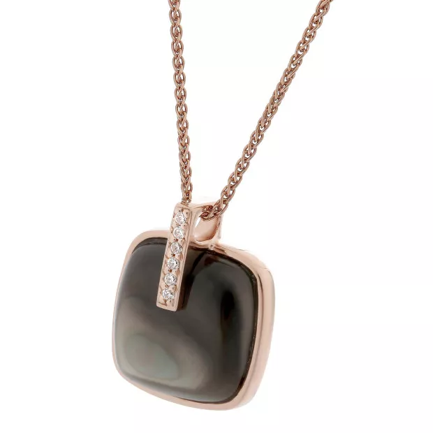 orphelia Larina Silver Chain With Pendant ZH-7227