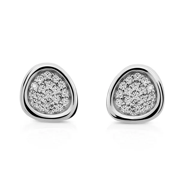 orphelia Layla Silver Stud Earrings ZO-7489