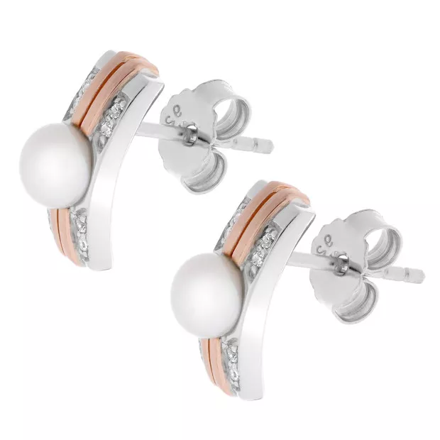 Orphelia Lea Silver Stud Earrings ZO-7284