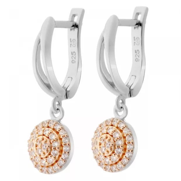 Orphelia Leanna Silver Drop Earrings ZO-7120