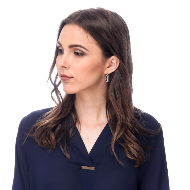 Orphelia Lilja Silver Drop Earrings ZO-7367