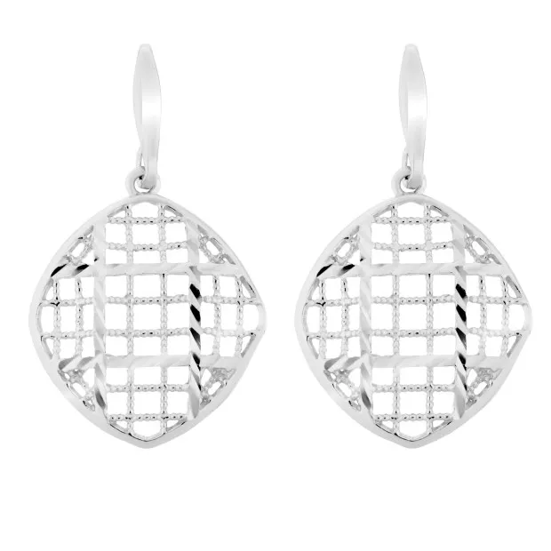 Orphelia Lilla Silver Drop Earrings ZO-7190