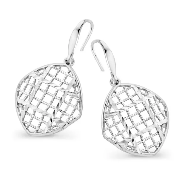 orphelia Lilla Silver Drop Earrings ZO-7190