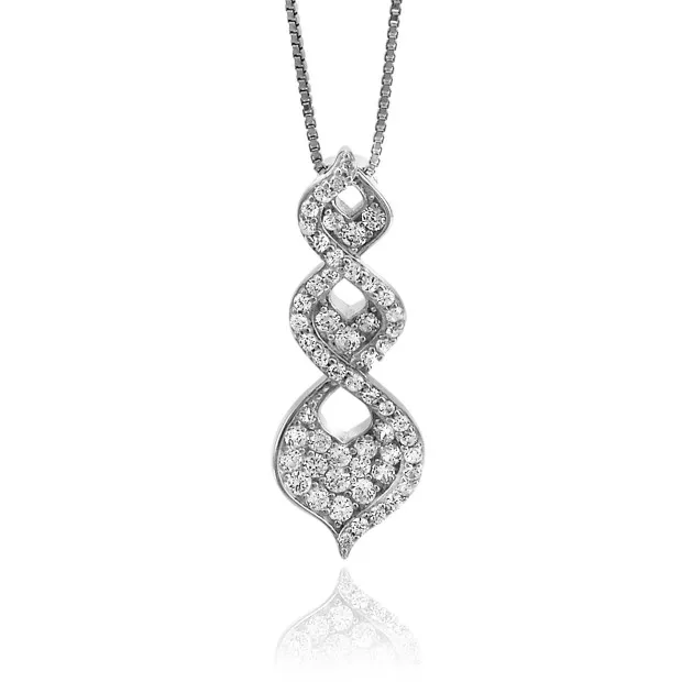 orphelia Lilly Silver Chain With Pendant ZH-7038