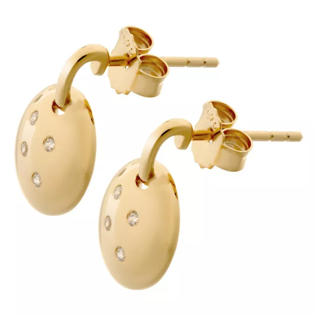 Orphelia Linn Silver Drop Earrings ZO-7130/G