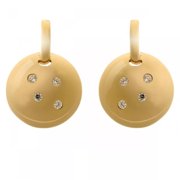 orphelia Linn Silver Drop Earrings ZO-7130/G