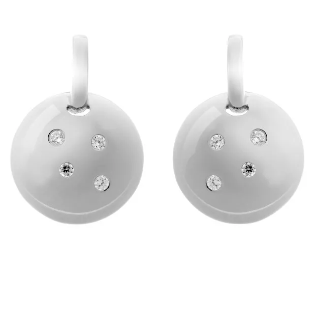 orphelia Linn Silver Drop Earrings ZO-7130