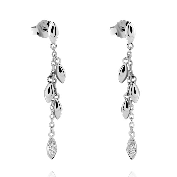 Orphelia Loana Silver Drop Earrings ZO-7505