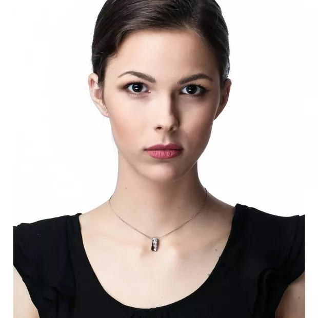 Orphelia Lova Silver Chain With Pendant ZH-7093