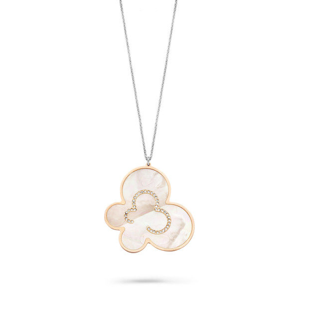 Orphelia Luna Silver Chain With Pendant ZK-7166