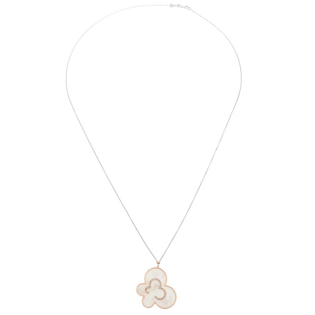 Orphelia Luna Silver Chain With Pendant ZK-7166
