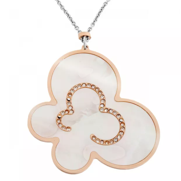 orphelia Luna Silver Chain With Pendant ZK-7166