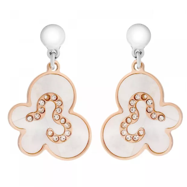 Orphelia Luna Silver Drop Earrings ZO-7166