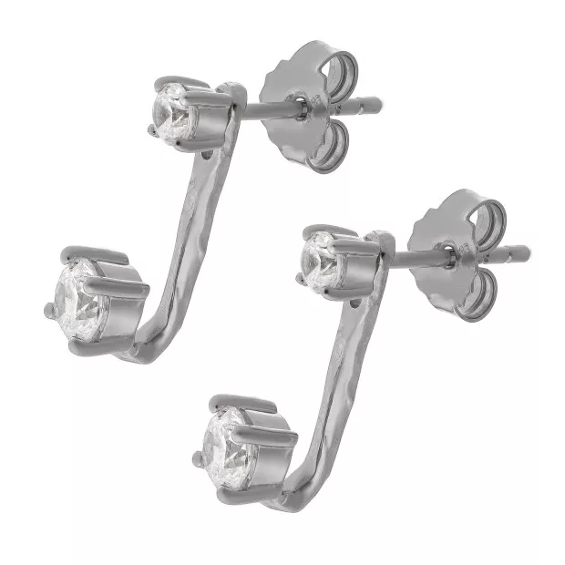 Orphelia Lykke Silver Drop Earrings ZO-7128