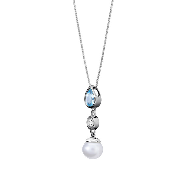 Orphelia Lylou Silver Chain With Pendant ZH-7498