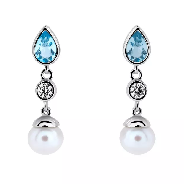 Orphelia Lylou Silver Drop Earrings ZO-7498