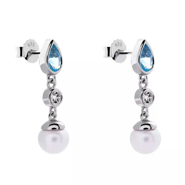 Orphelia Lylou Silver Drop Earrings ZO-7498