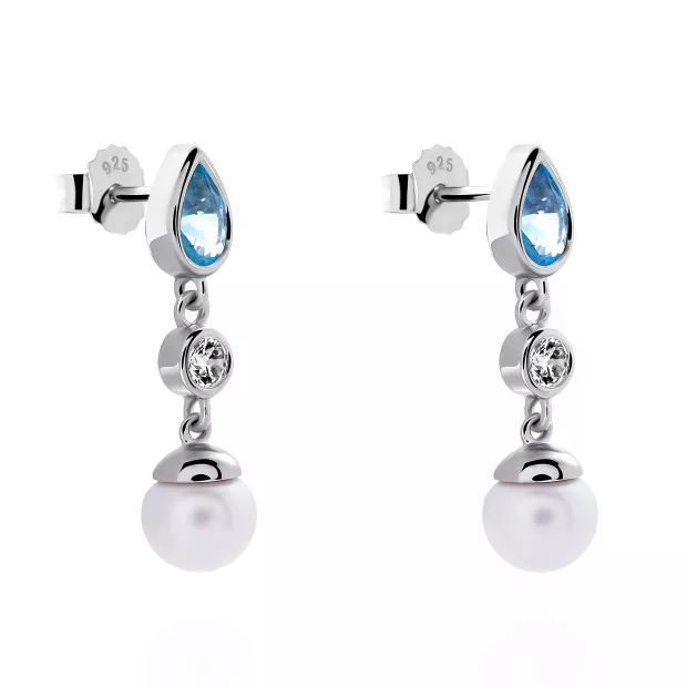 Orphelia Lylou Silver Drop Earrings ZO-7498