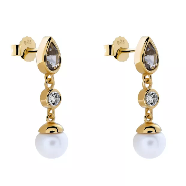 Orphelia Lylou Silver Drop Earrings ZO-7498/G