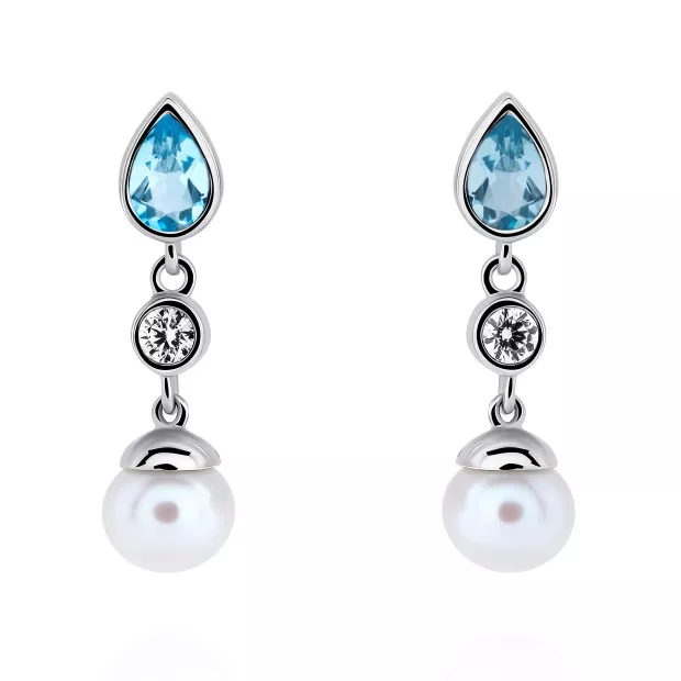 orphelia Lylou Silver Drop Earrings ZO-7498