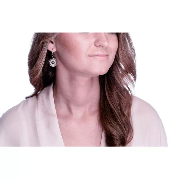 Orphelia Madelene Silver Drop Earrings ZO-7163/RG