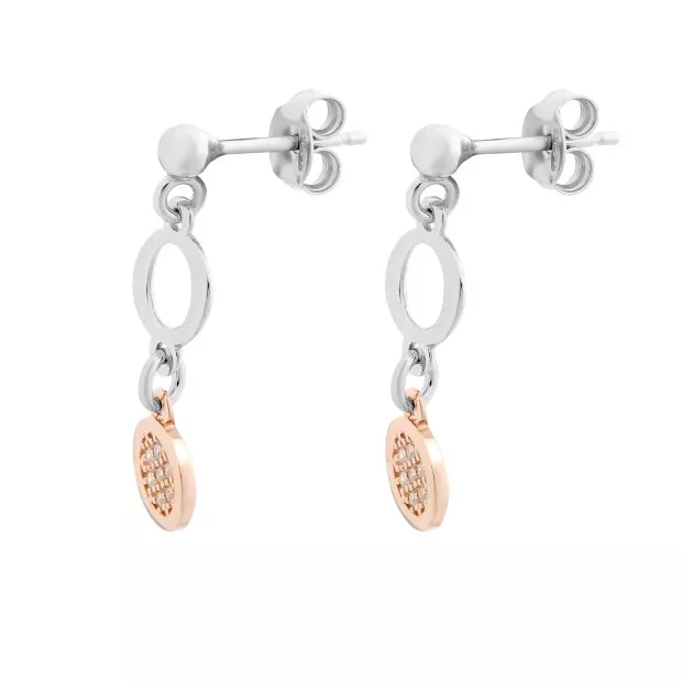 Orphelia Maite Silver Drop Earrings ZO-7376