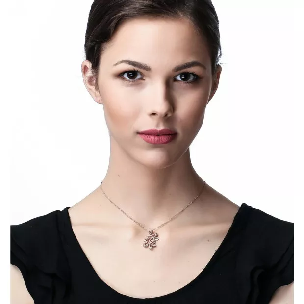 Orphelia Malenia Silver Chain With Pendant ZH-7077