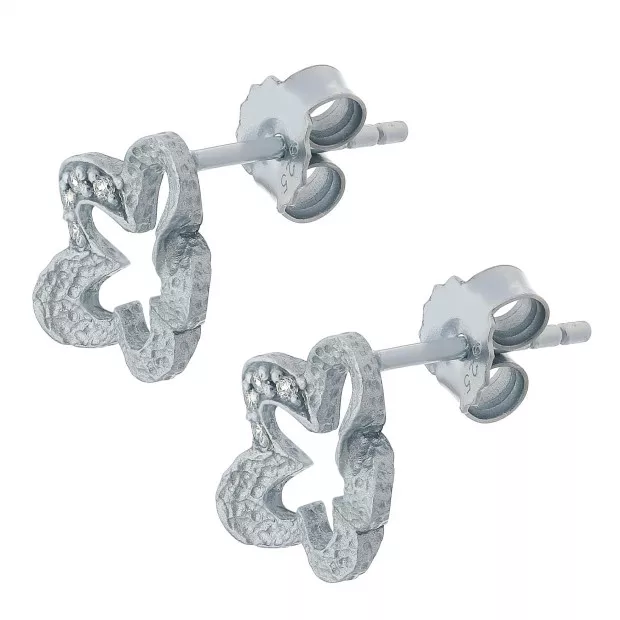 Orphelia Malenia Silver Stud Earrings ZO-7077