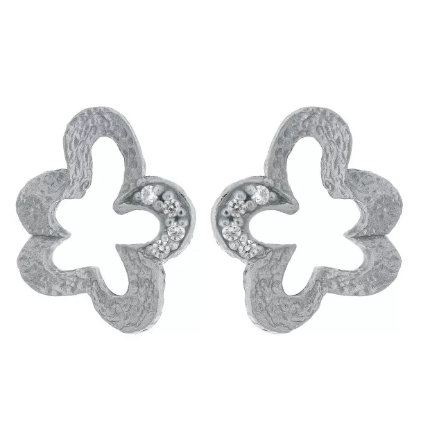 orphelia Malenia Silver Stud Earrings ZO-7077