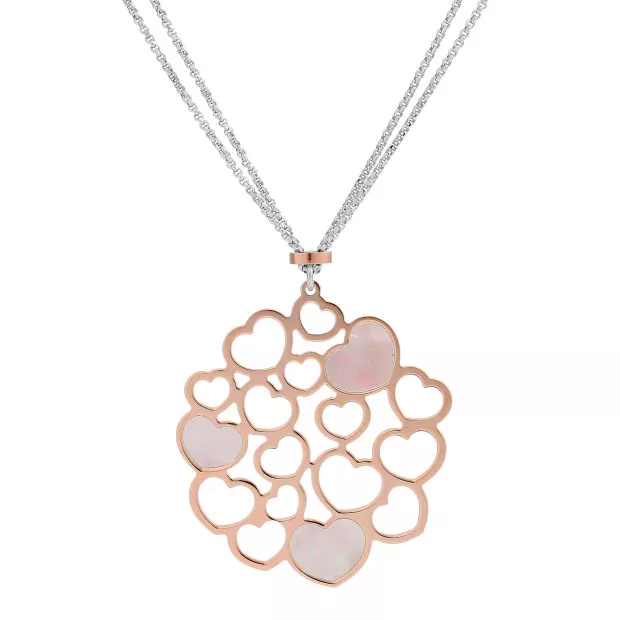 orphelia Maliya Silver Chain With Pendant ZK-7388