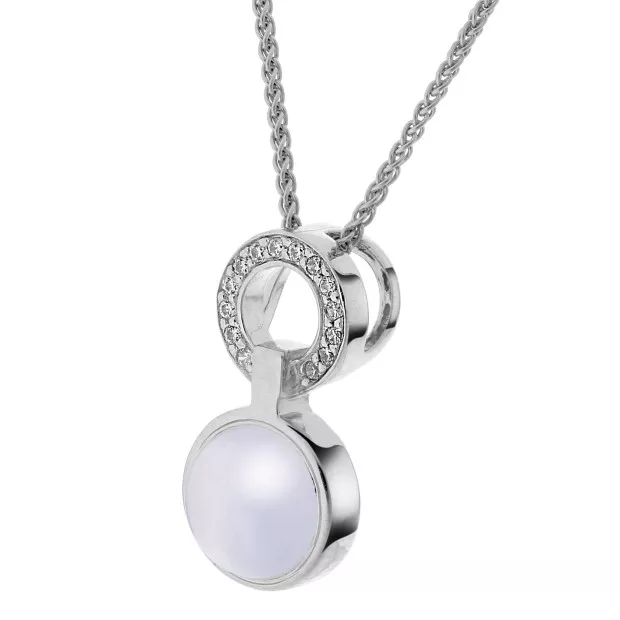 orphelia Marga Silver Chain With Pendant ZH-7288