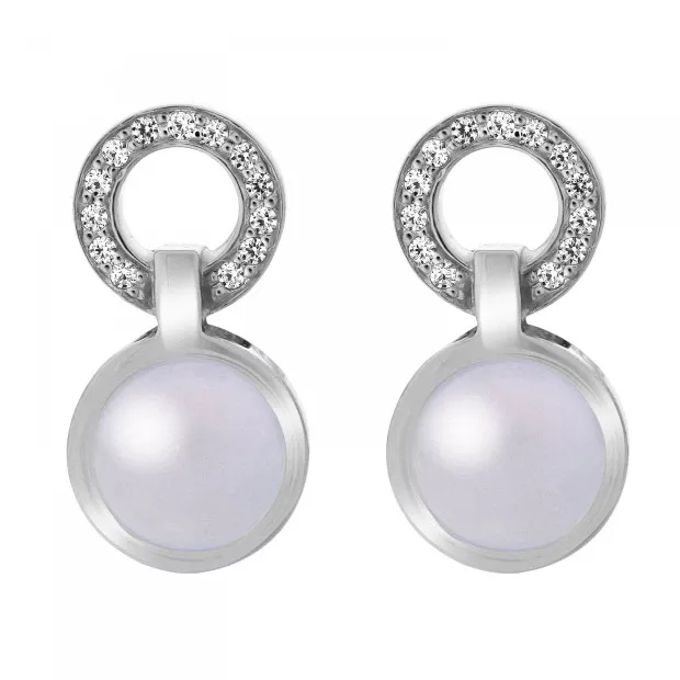 orphelia Marga Silver Stud Earrings ZO-7288
