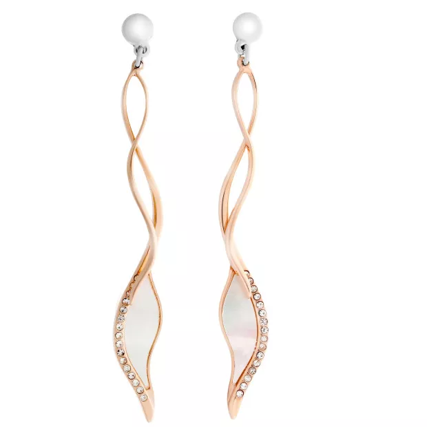 Orphelia Mariza Silver Drop Earrings ZO-7171/RG