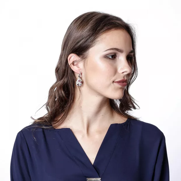 Orphelia Marosetti Silver Drop Earrings ZO-7427