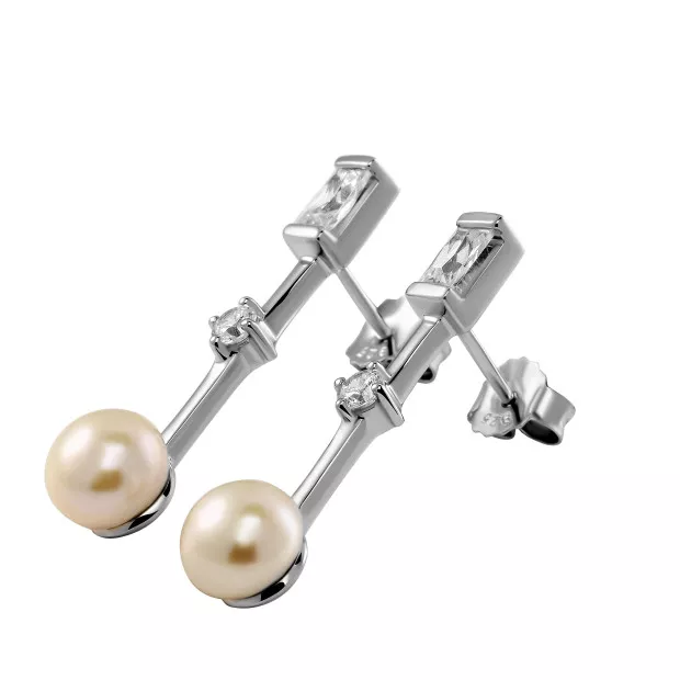 Orphelia Maxime Silver Drop Earrings ZO-7514